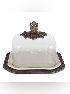 ACANTHUS PASTRY KEEPER - CAKE
STAND WITH GLASS DOME